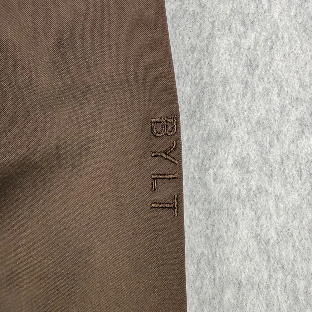 BYLT Pants Mens 32x30 Brown Slim Fit Executive Performance Chino Trousers Work